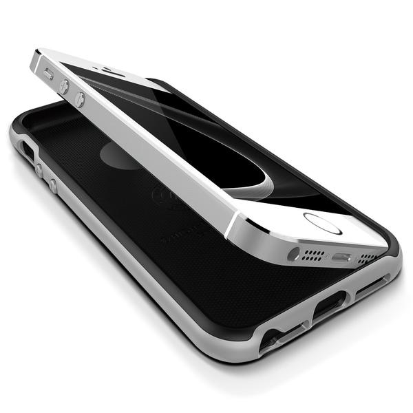 VRS Design iPhone 5/5S/SE High Pro Shield Serisi Klf (MIL-STD-810G)-Satin Silver