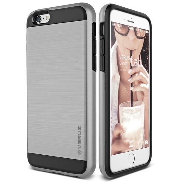 VRS Design iPhone 6 / 6S Verge Serisi Klf (MIL-STD-810G)-Satin Silver