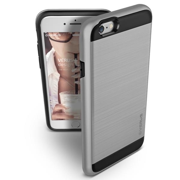 VRS Design iPhone 6 / 6S Verge Serisi Klf (MIL-STD-810G)-Satin Silver