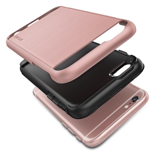 VRS Design iPhone 6 / 6S Verge Serisi Klf (MIL-STD-810G)-Rose Gold