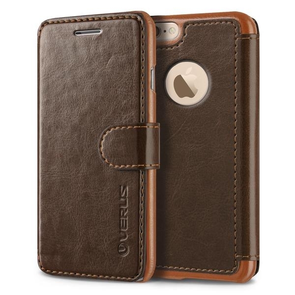 VRS Design Apple iPhone 6 / 6S Dandy Layered Serisi Klf-Brown Dark Brown