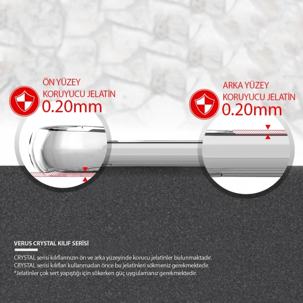 VRS Design Apple iPhone 6 Plus / 6S Plus Crystal Mixx Serisi Klf-White