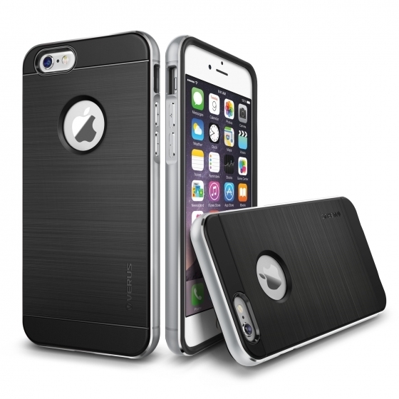 VRS Design iPhone 6 Plus / 6S Plus New Iron Shield Serisi Klf-Silver