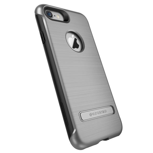 VRS Design iPhone 7 Duo Guard Serisi Klf (MIL-STD-810G)-Steel Silver