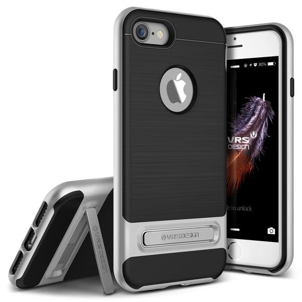 VRS Design iPhone 7 High Pro Shield Serisi Klf (MIL-STD-810G)-Light Silver