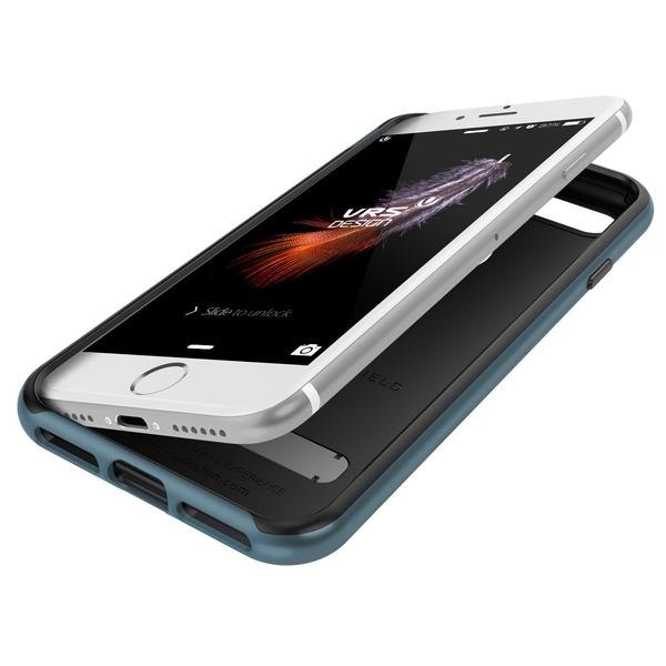 VRS Design iPhone 7 High Pro Shield Serisi Klf (MIL-STD-810G)-Steel Blue