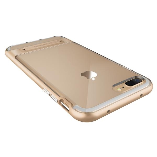 VRS Design iPhone 7 Plus Crystal Bumper Serisi Klf (MIL-STD-810G)-Shine Gold