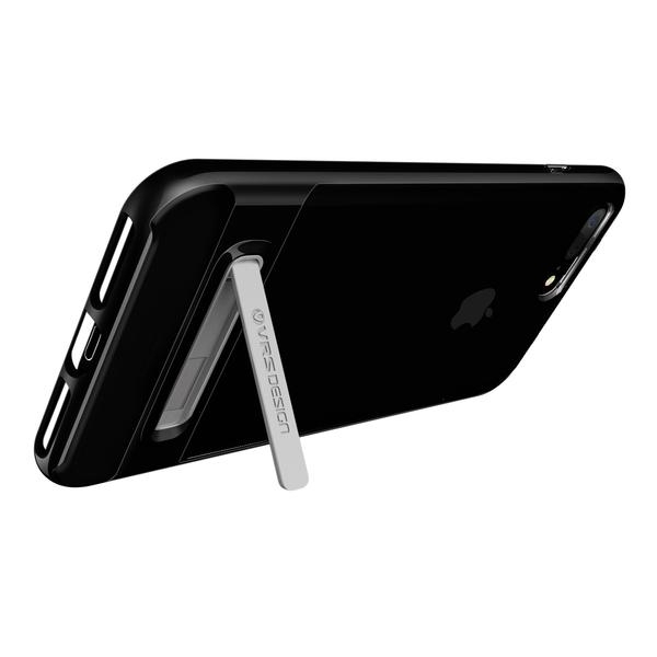 VRS Design iPhone 7 Plus Crystal Bumper Serisi Klf (MIL-STD-810G)-Jet Black