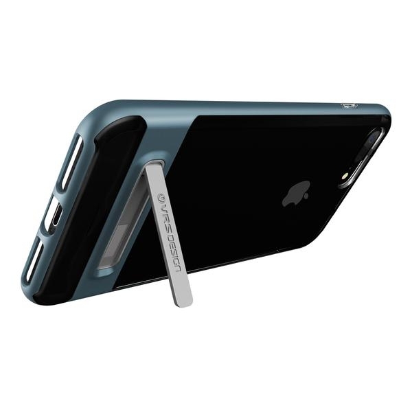 VRS Design iPhone 7 Plus Crystal Bumper Serisi Klf (MIL-STD-810G)-Steel Blue