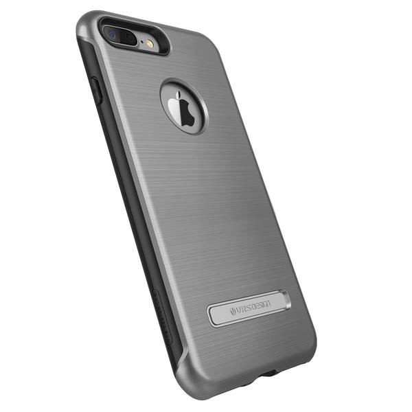 VRS Design iPhone 7 Plus Duo Guard Serisi Klf (MIL-STD-810G)-Steel Silver