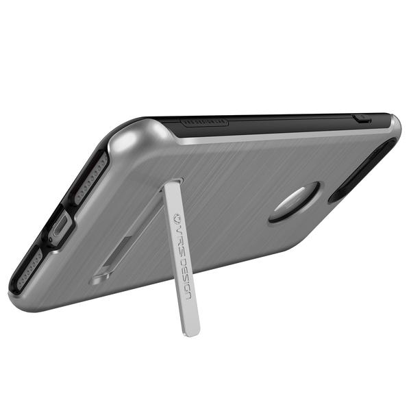 VRS Design iPhone 7 Plus Duo Guard Serisi Klf (MIL-STD-810G)-Steel Silver