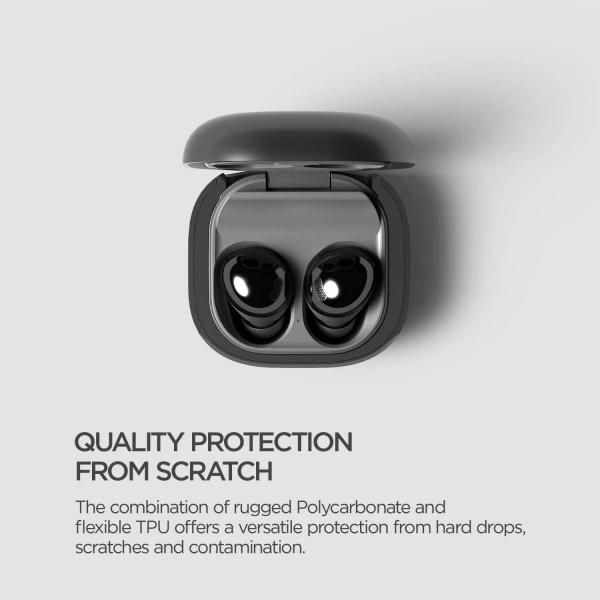 VRS Design Galaxy Buds FE/Buds2 Pro Uyumlu Klf -Metal Black