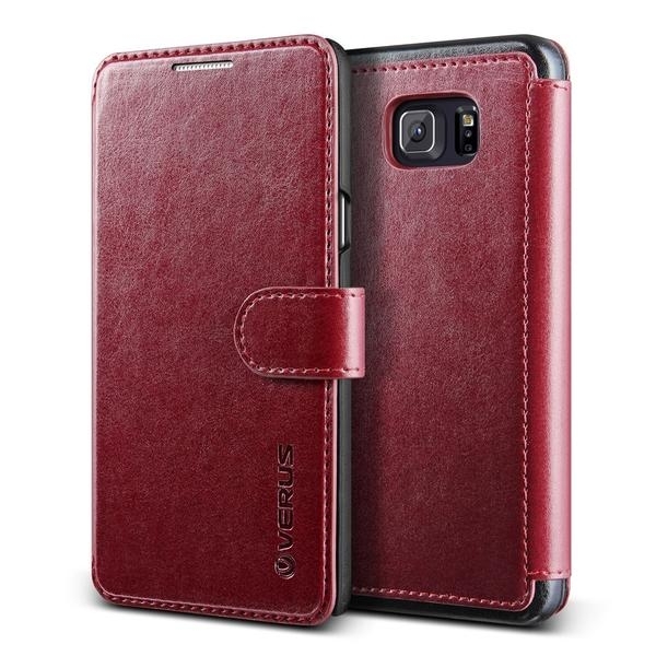 VRS Design Samsung Galaxy Note 5 Dandy Layered Serisi Klf-Wine Red