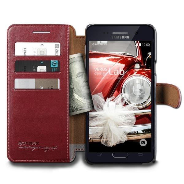 VRS Design Samsung Galaxy Note 5 Dandy Layered Serisi Klf-Wine Red