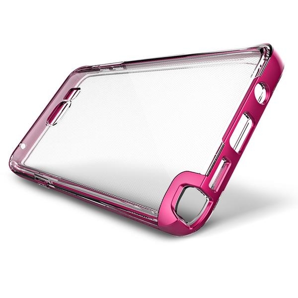 VRS Design Samsung Galaxy Note 5 Crystal Bumper Klf (MIL-STD-810G)-Hot Pink