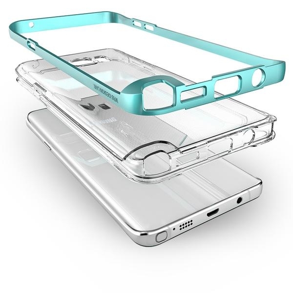 VRS Design Samsung Galaxy Note 5 Crystal Bumper Klf (MIL-STD-810G)-Mint