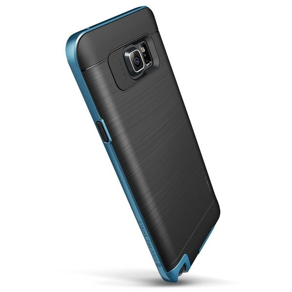 VRS Design Samsung Galaxy Note 5 High Pro Shield Serisi Klf (MIL-STD-810G)-Electric Blue