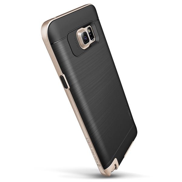 VRS Design Samsung Galaxy Note 5 High Pro Shield Serisi Klf (MIL-STD-810G)-Shine Gold