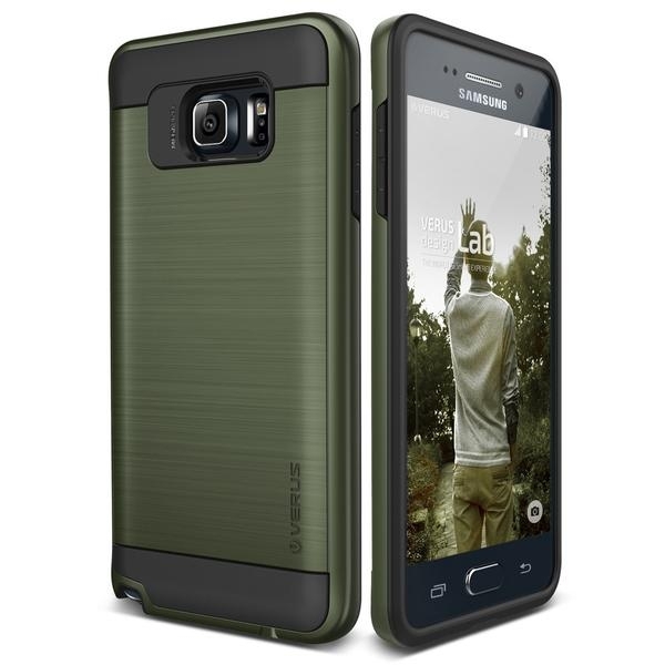 VRS Design Samsung Galaxy Note 5 Verge Serisi Klf (MIL-STD-810G)-Military Green