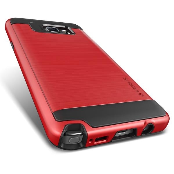 VRS Design Samsung Galaxy Note 5 Verge Serisi Klf (MIL-STD-810G)-Red