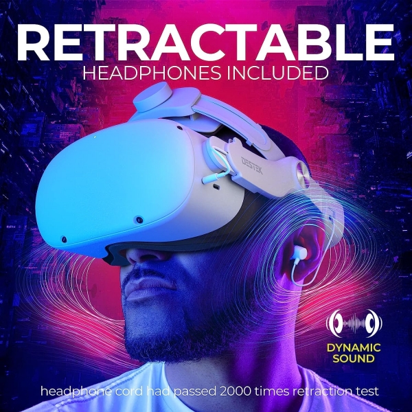 DESTEK QH2 Meta/Oculus Quest 2 Pilli VR Gzlk 