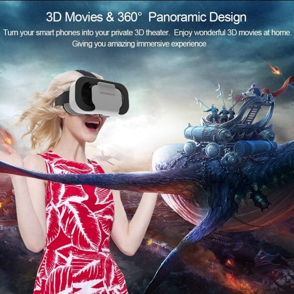 VR SHINECON Sanal Gereklik VR Gzl (Beyaz)