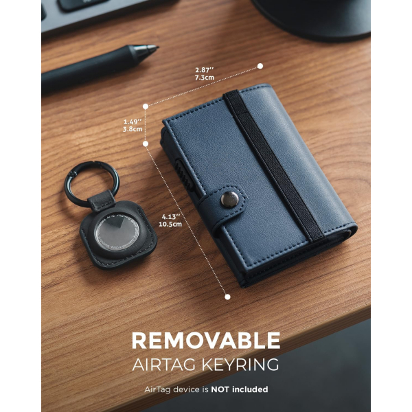 VULKIT Airtag RFID Erkek Czdan (Blue)
