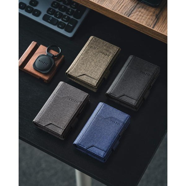 VULKIT Airtag RFID Erkek Czdan (Grey)