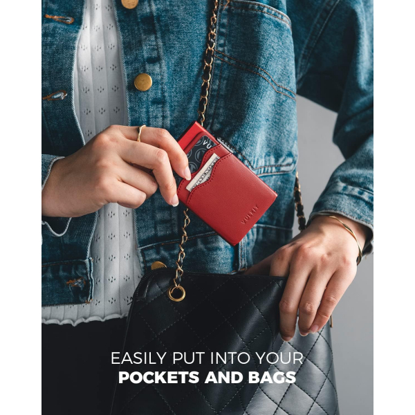 VULKIT Minimalist Kadn Czdan (Red)