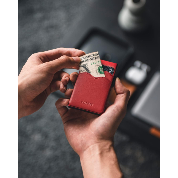 VULKIT Minimalist Kadn Czdan (Red)