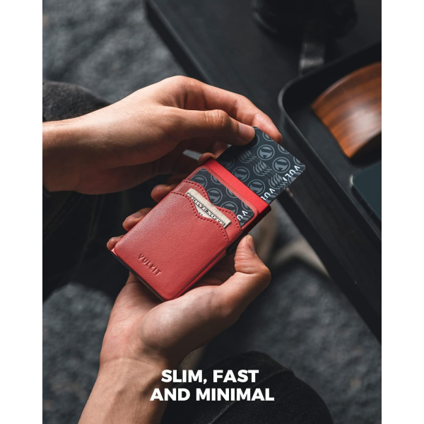 VULKIT Minimalist Kadn Czdan (Red)