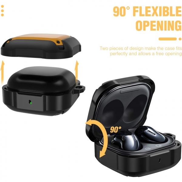 Valkit Galaxy Buds FE/Buds2 Pro Klf -Black Yellow 