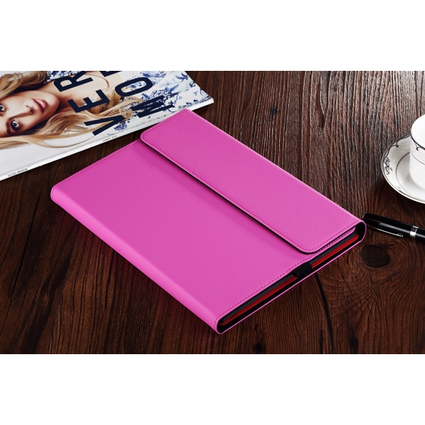 Valkit Microsoft Surface 3 Deri Stand Klf-Pink