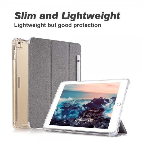 Valkit iPad Standl Klf (10.2 in)(7.Nesil)-Grey