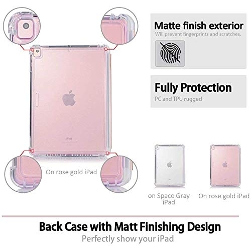 Valkit iPad Standl Klf (10.2 in)(7.Nesil)-Rose Gold