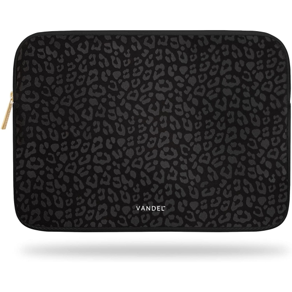 Vandel Laptop Sleeve anta (13.3 in)-Black Leopard