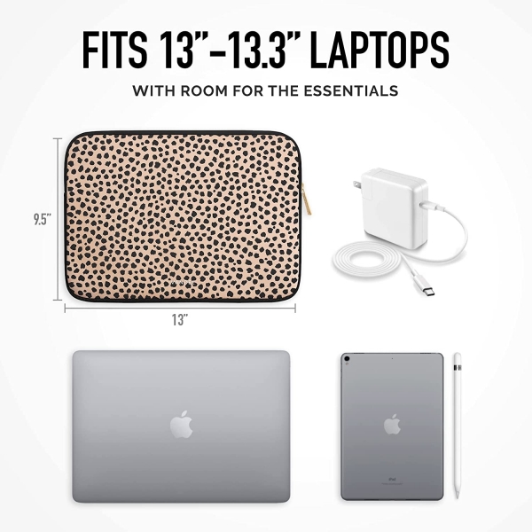 Vandel Laptop Sleeve anta (13.3 in)-Cheetah