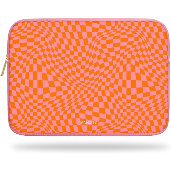 Vandel Laptop Sleeve anta (13.3 in)-Pink Checker