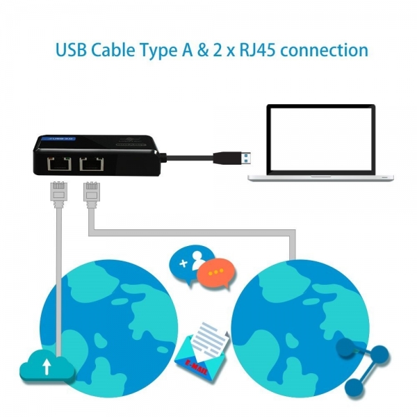 Vantec USB 3.0 to Gigabit Ethernet Adaptr