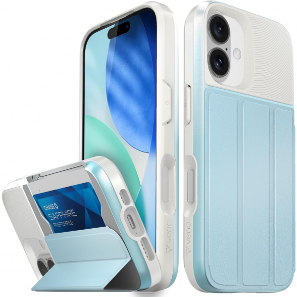 Vena Apple iPhone 17 vCommute Klf-Silver Blue