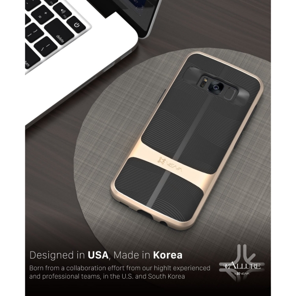 Vena Galaxy S8 Plus vAllure Wave Texture Klf-Black