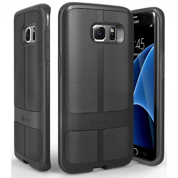Vena Samsung Galaxy S7 Edge Slim Hybrid Klf-Black-Black