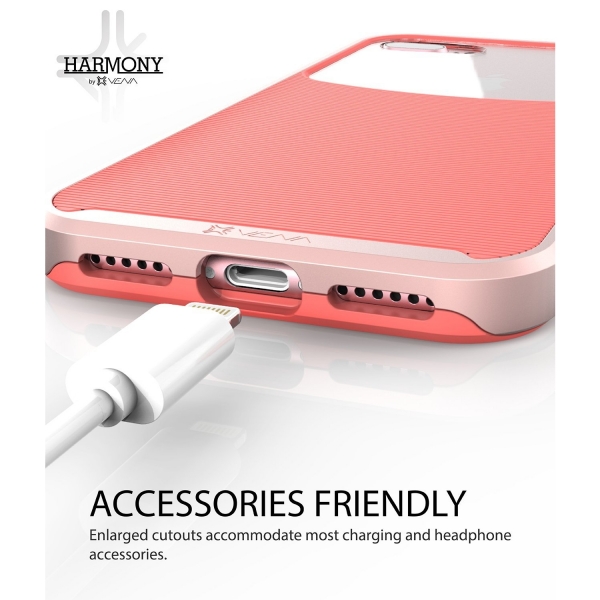 Vena iPhone 8 Harmony Klf-Rose Gold Coral Pink