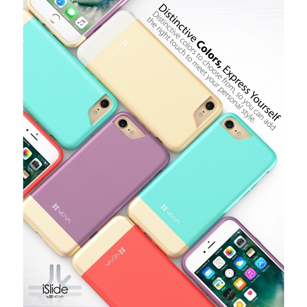 Vena iPhone 8 iSlide Klf-Lavender Champagne Gold