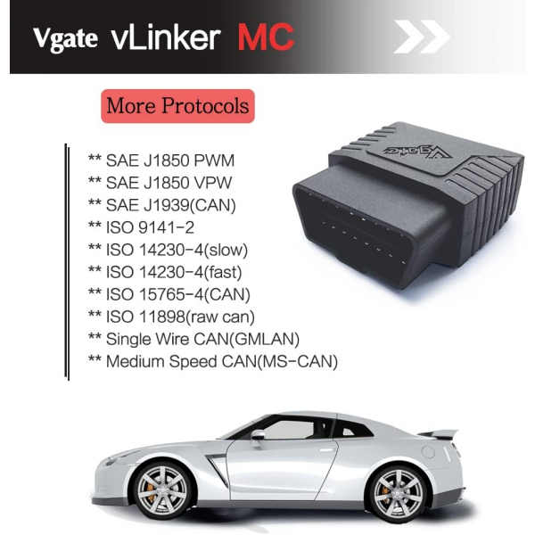 Vgate Torque Bluetooth MC OBD 2 Ara� Tan� Cihaz�