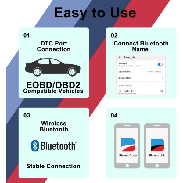 Vgate vLinker BM Bluetooth OBD 2 Ara� Tan� Cihaz� 