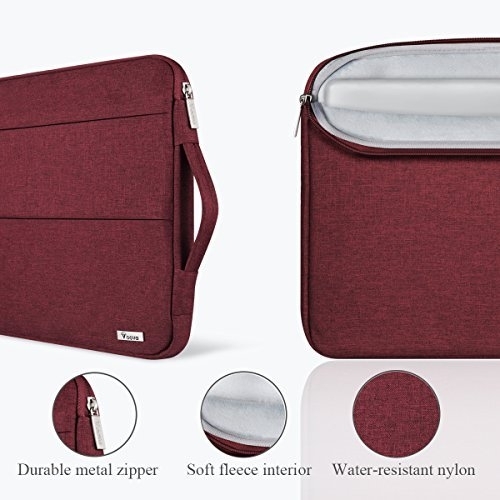 Voova MacBook Air/Pro Laptop Sleeve anta (13-13.3 in)-Red