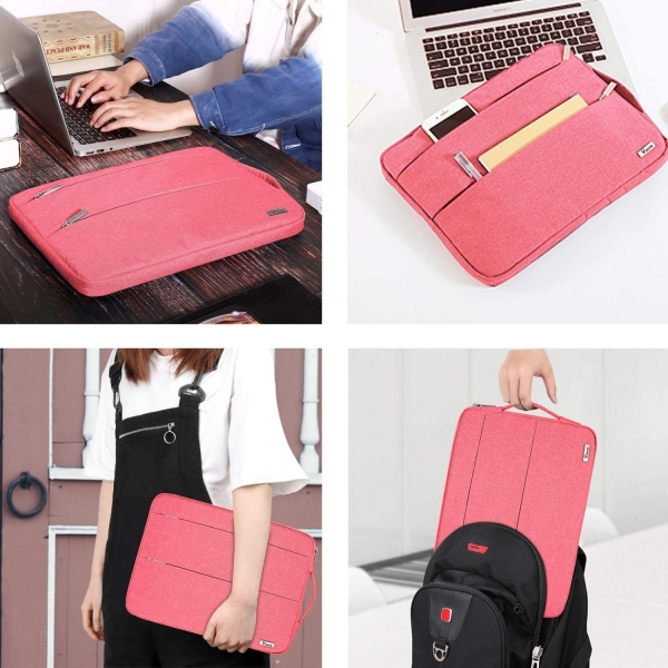 Voova MacBook Air/Pro Laptop Sleeve anta (13-13.3 in)-Pink