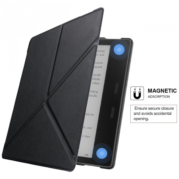 WALNEW Kindle Oasis Deri Stand K�l�f (7 in�)-Black