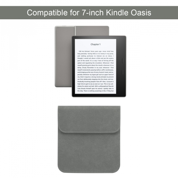 WALNEW Kindle Oasis Klf (7 in)-Gray
